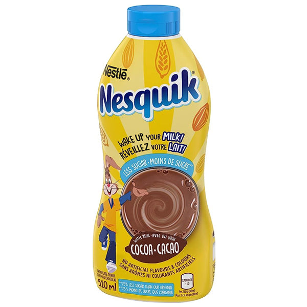 NESQUIK Less Sugar Cocoa Syrup 510ml