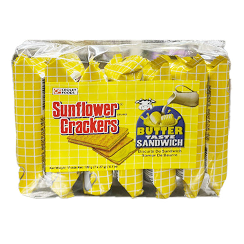 CF Sunflower Crackers-Butter Taste Sandwich 189g