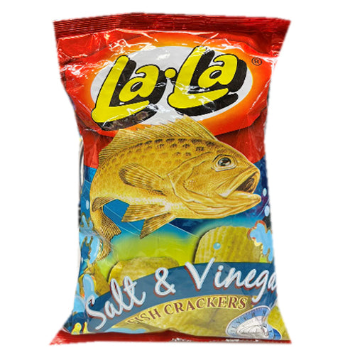 La. La Fish Crackers-Salt & Vinegar 100g