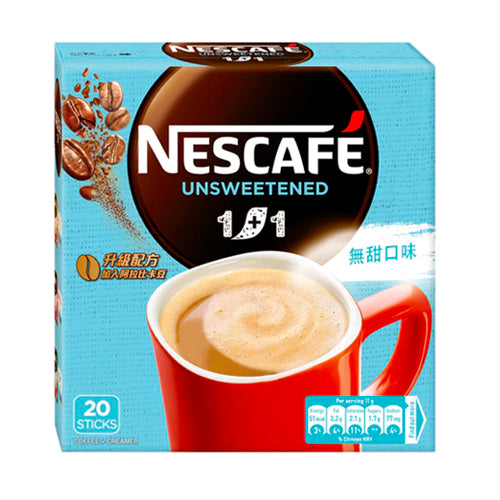 Nescafe Unsweetened 1+1 Instant Coffee Mix  20sticks