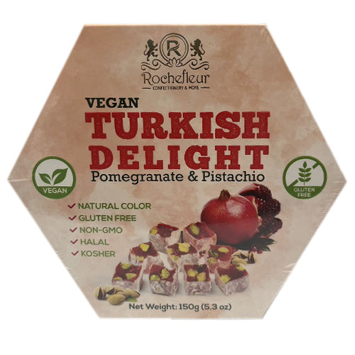 Vegan Turkish Delight Pomegranate & Pistachio 150g