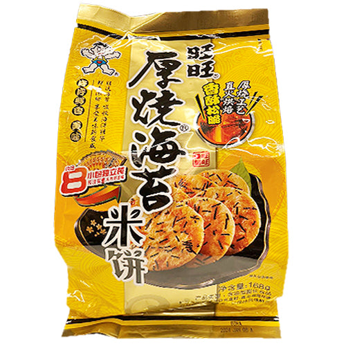 Want Want Thick Roasted Seaweed Original Flavor 168g