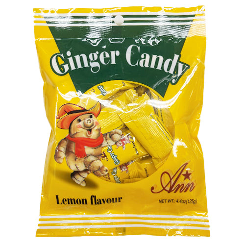 Ann Ginger Candy-Lemon Flavour 125g