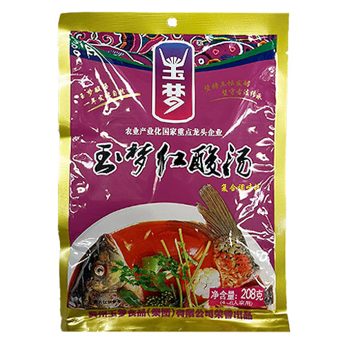 Yumeng Red Sour Soup 208g