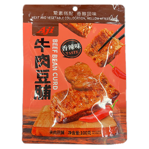 Aji Beef Bean Curd Five Spicy Flavour 100g