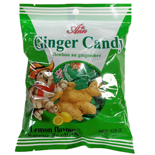 Ann Ginger Candy-Lemon Flavour 125g