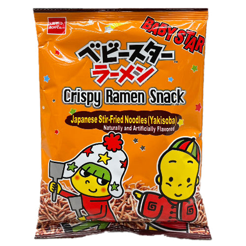 Baby Star Crispy Ramen Snack Yakisoba Flavor 70g