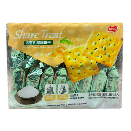 Bairong Share Treat Scallion Cheese Flavor Biscuits 300g