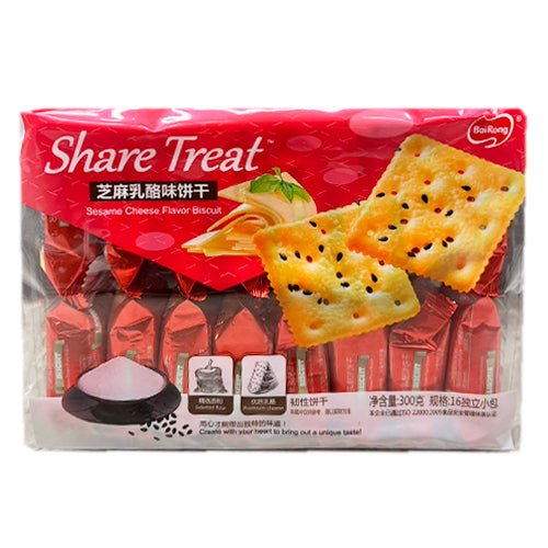 Bairong Share Treat Sesame Cheese Flavor Biscuits 300g