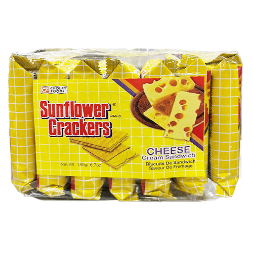 CF Sunflower Crackers-Cheese Cream Sandwich 189g