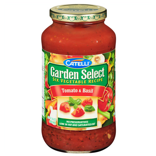 Catelli Garden Select Tomato & Basil Pasta Sauce 640ml
