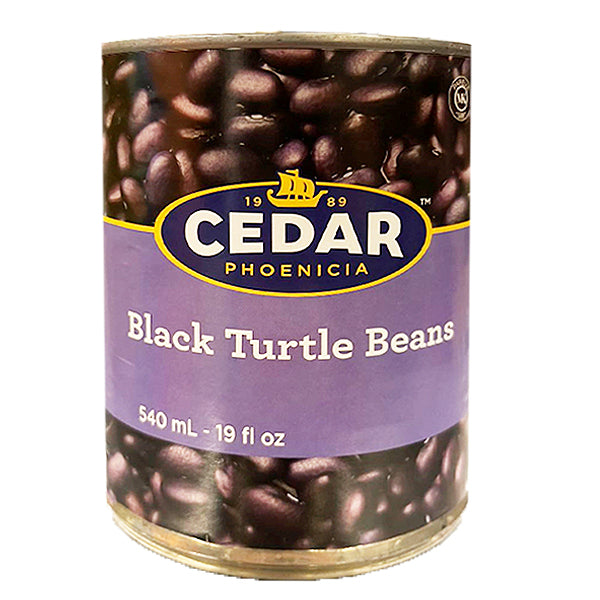 Cedar Black Turtle Beans 540ml