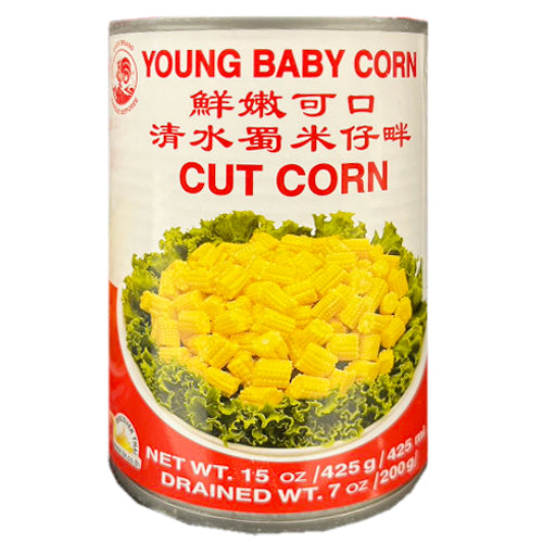 Cock Brand Young Baby Corn 425g