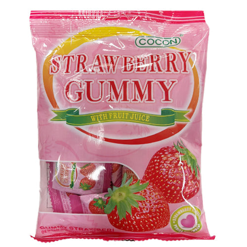 Cocon Strawberry Gummy with Fruit Juice 100g