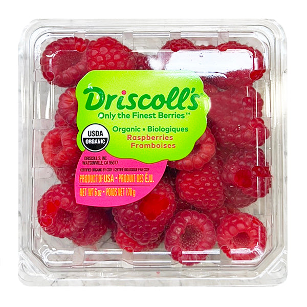 Driscoll's Organic Raspberries 6 oz