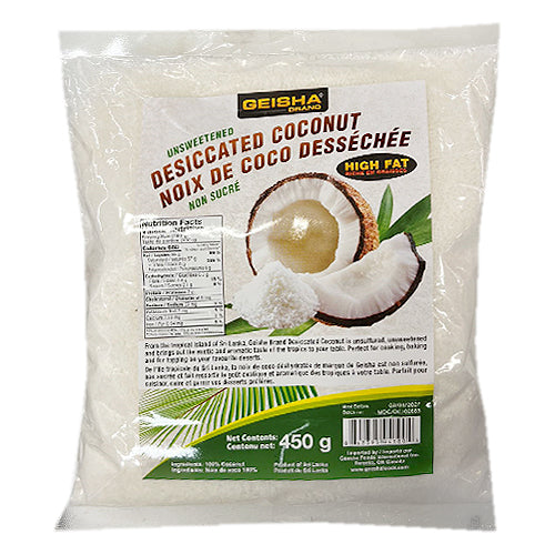 Geisha Unsweetened Desiccated Coconut 450g