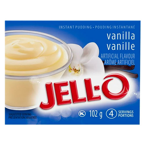 Jell-O  Vanilla Instant Pudding Mix 102g