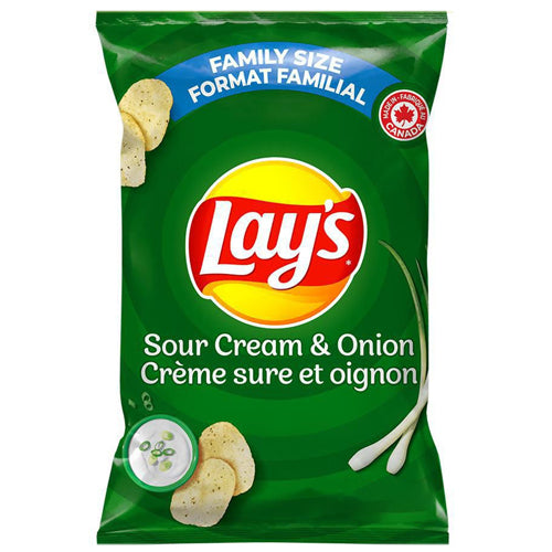 Lay's Potato Chips Sour Cream & Onion 235g