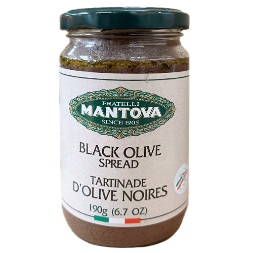 Mantova Black Olive Spread 190g