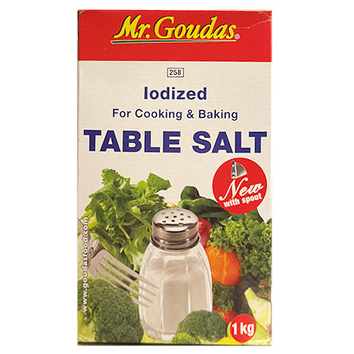 Mr. Goudas Table Salt for Cooking & Baking 1kg