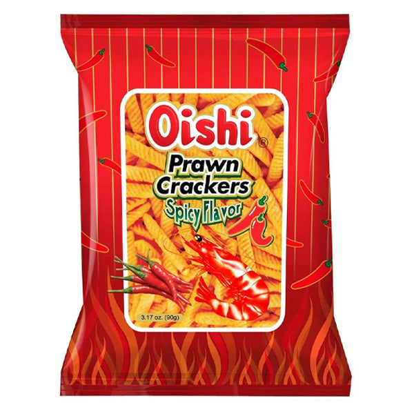 Oishi Prawn Crackers-Spicy 90g