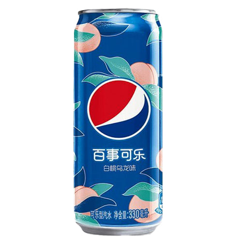 Pepsi White Peach Oolong Flavour 330ml