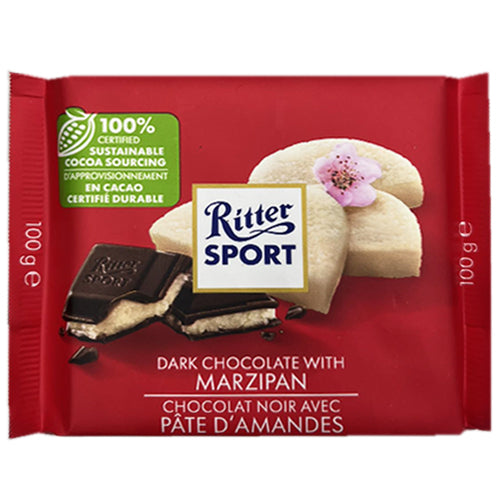 Ritter Sport Dark Chocolate with Marzipan 100g