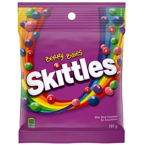 Skittles Wild Berry Chewy Candy Bag 191g
