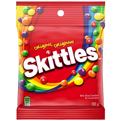 Skittles Original Chewy Candy Bag 191g