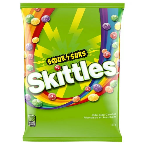 Skittles Sour Chewy Candy Bag 151g
