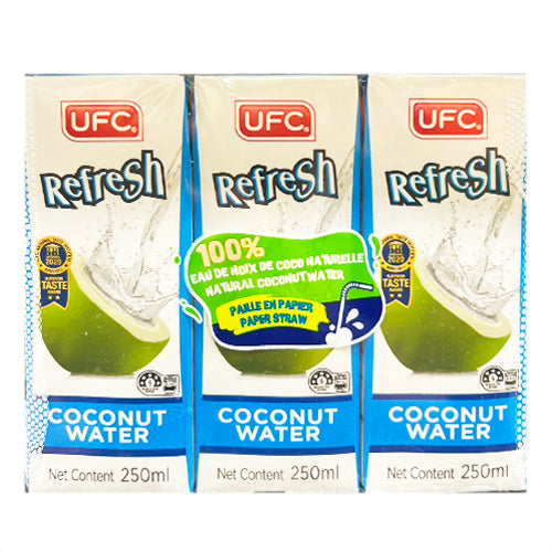 UFC Refresh Coconut Water 250mlx3