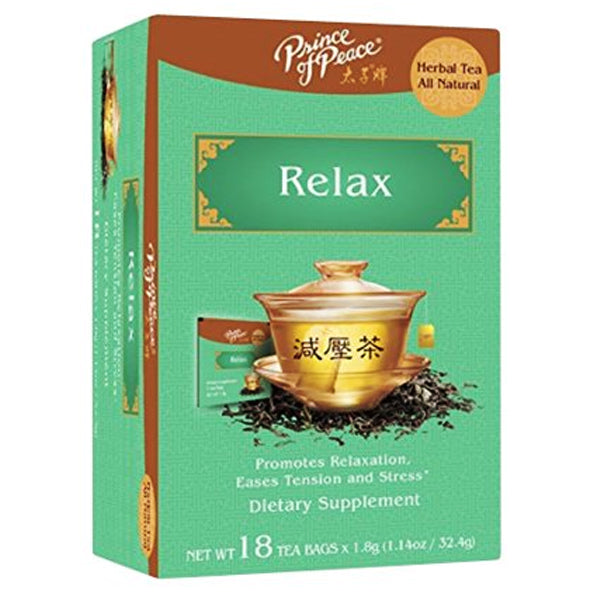 Prince Of Peace Herbal Tea-Relax 18 Tea Bags