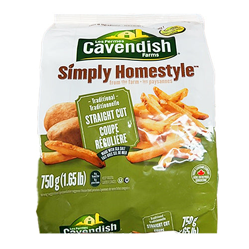 Cavendish Simply Homestyle Straight Cut Potatoes 750g