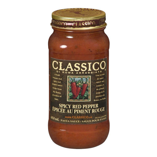 Classico Spicy Red Pepper Pasta Sauce 650ml