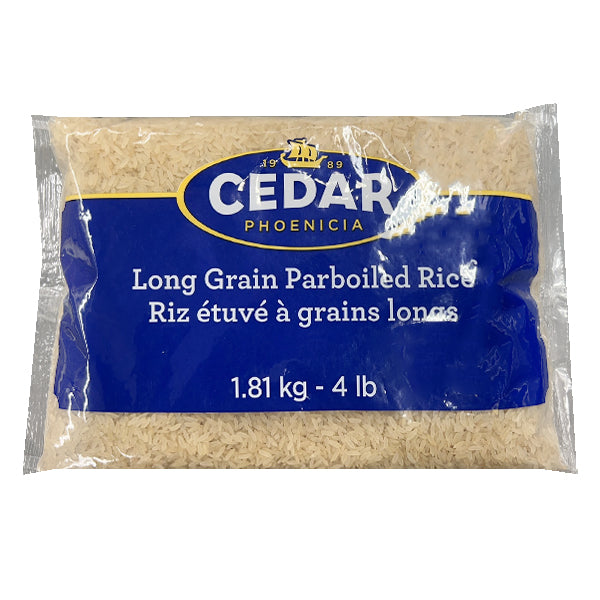Cedar Long Grain Parboiled Rice 1.8kg