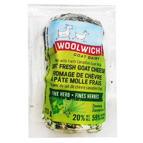 Woolwich Soft Fresh Goat Cheese-Fine Herb 113g