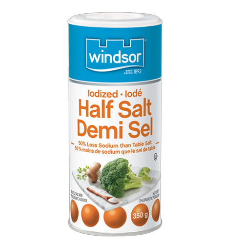 Windsor Table Salt for Half Salt-50% Less Sodium 350g