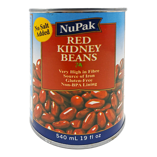 NUPAK Red Kidney Beans-No Salt added 540ml
