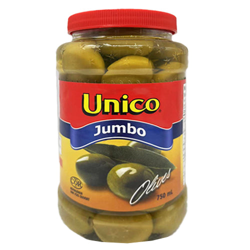 Unico Jumbo Olives 750ml