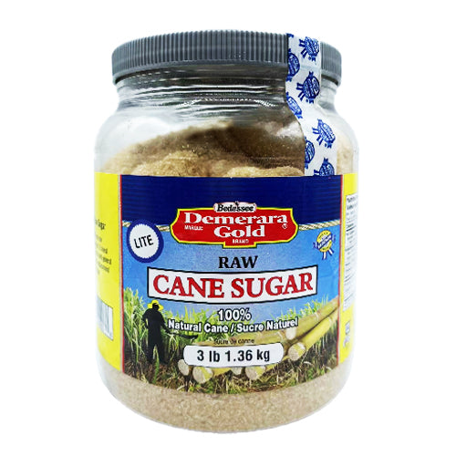 Bedessee Raw Cane Sugar 3LB