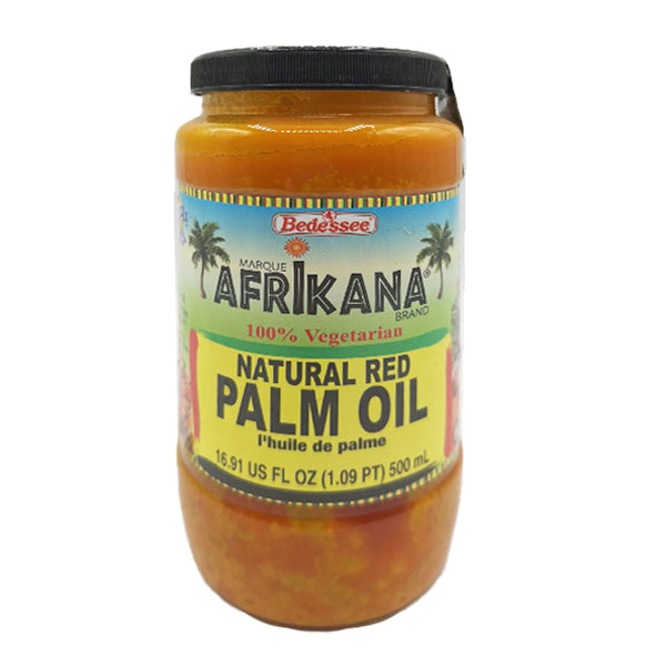 Bedessee Afrikana Vegetarian Natural Red Palm Oil 500ml