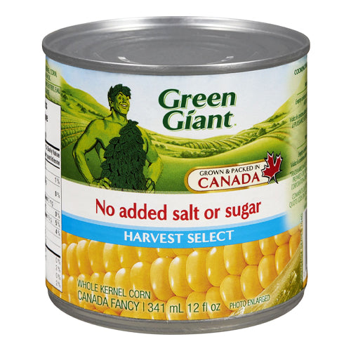 Green Giant Whole Kernel Corn-No added salt or sugar 341ml