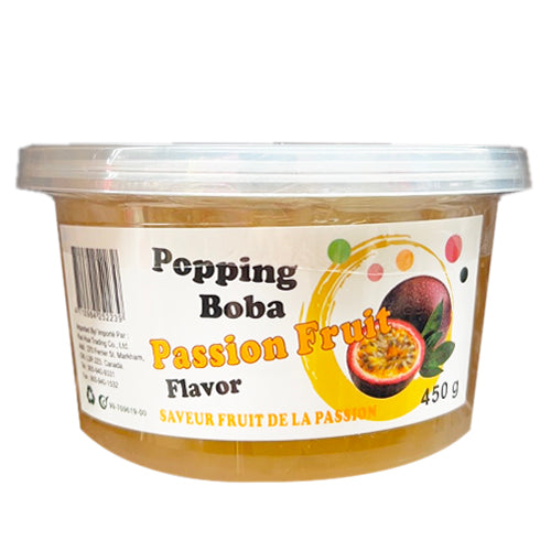 Popping Boba Bubble-Passion Fruit Flavor 450g
