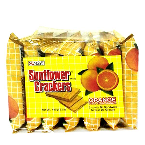 CF Sunflower Crackers-Orange 189g