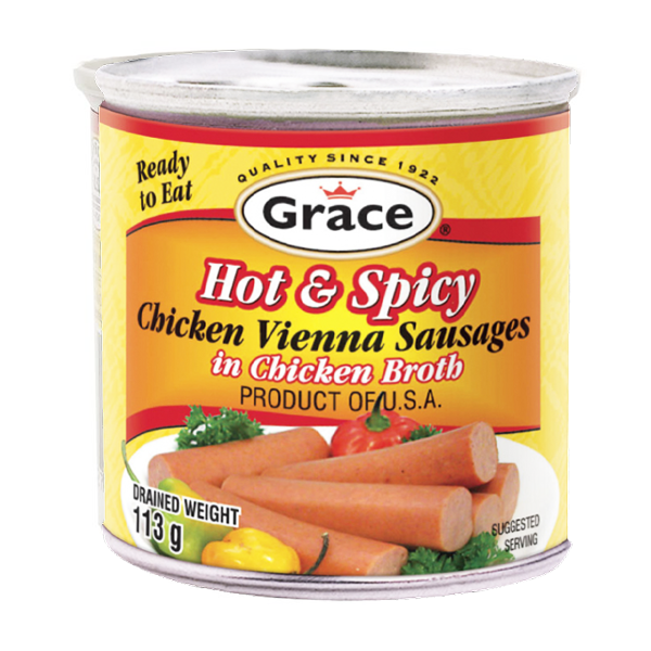 Grace Chicken Vienna Sausages-Hot&Spicy 130g