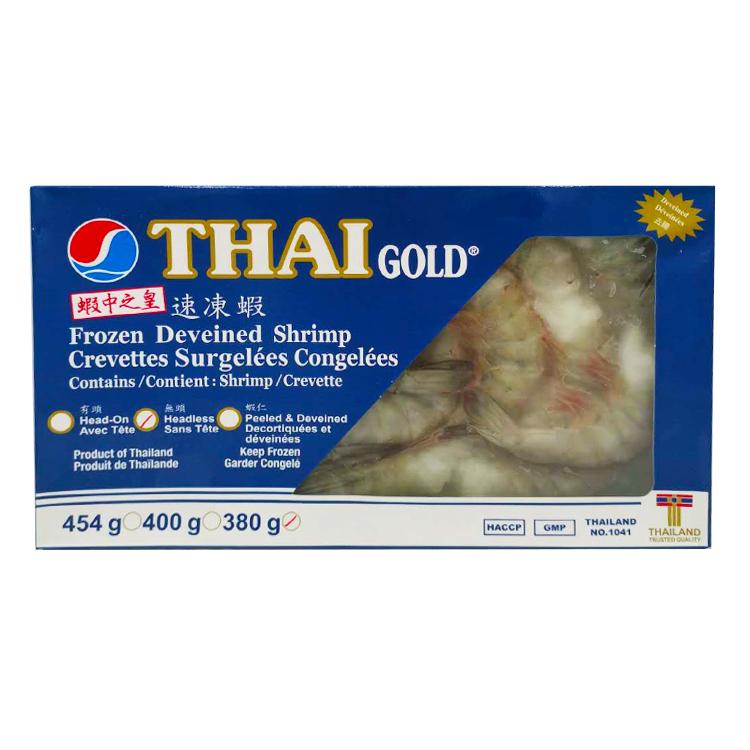 Thai Gold Frozen Shrimp Headless 21/25 380g