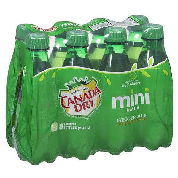 Canada Dry Mini Bottles  8*300ml