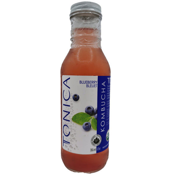 Tonica Organic Kombucha-Blueberry 355ml