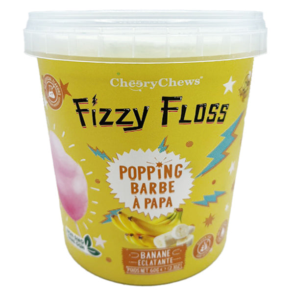 Fizzy Floss Popping Cotton Candy Forest Banana 60g