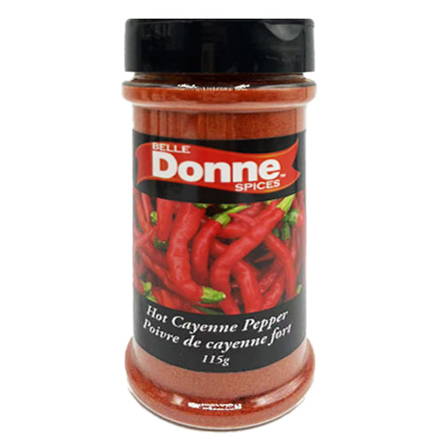 Belle Donne Spices Hot Cayenne Pepper 115g